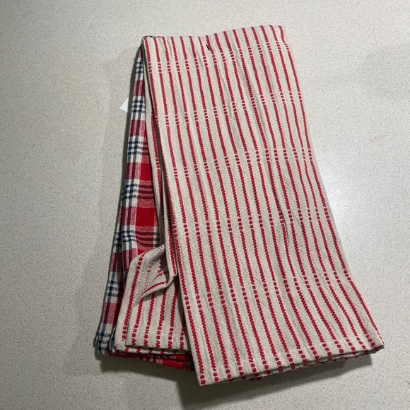 Magnolia Hearth & Hand Kitchen Dish Towel Signature Plaid Christmas Cotton NEW - Picture 7 of 8